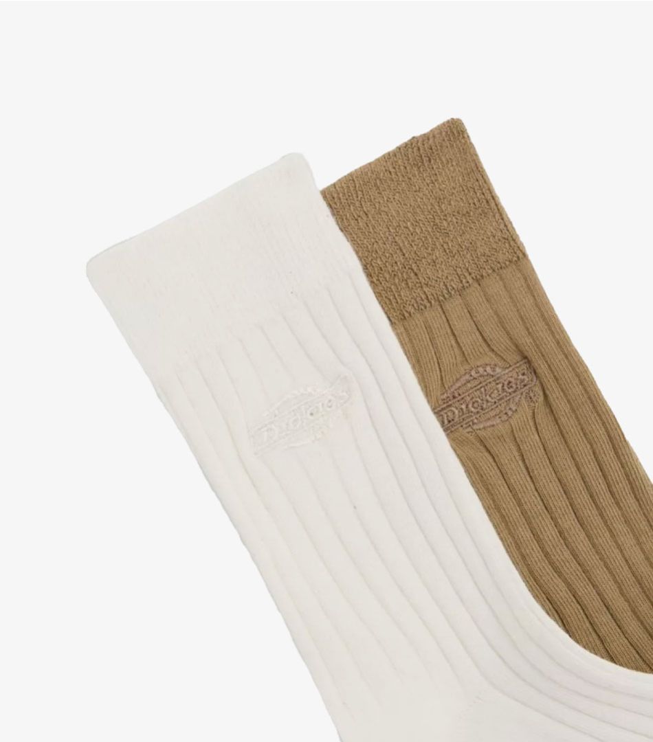 Dickies Rib 2 Pack Socks