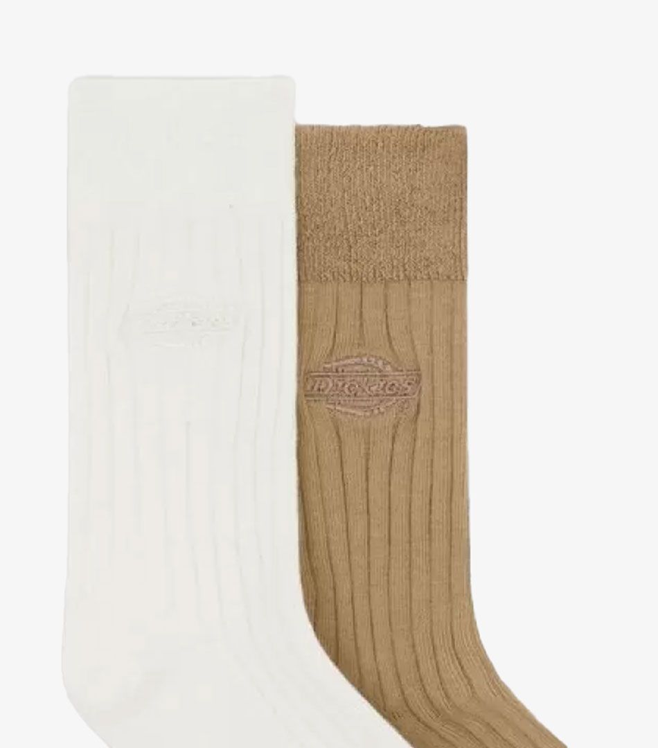 Dickies Rib 2 Pack Socks