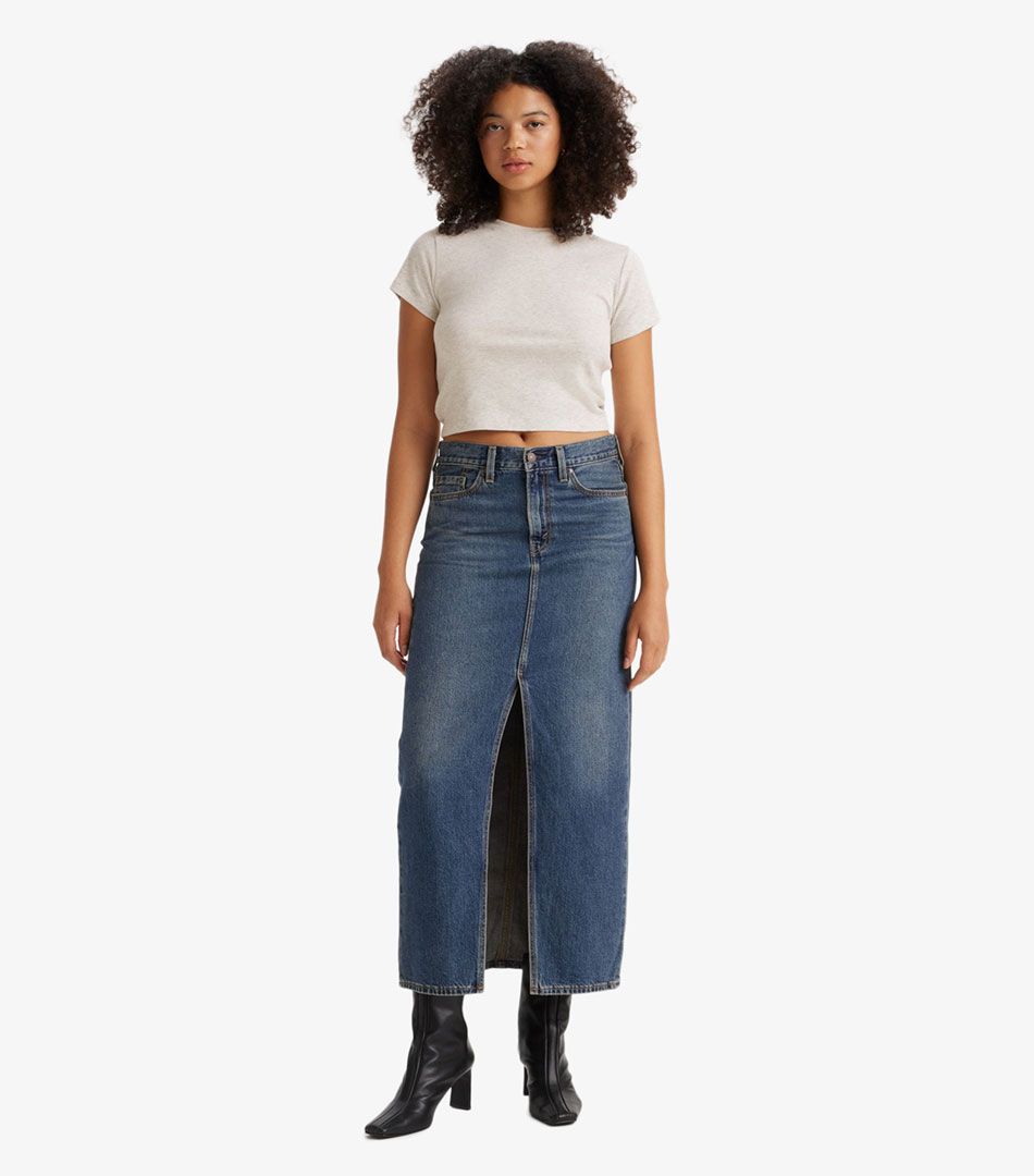 Levi's® Ankle Column Skirt