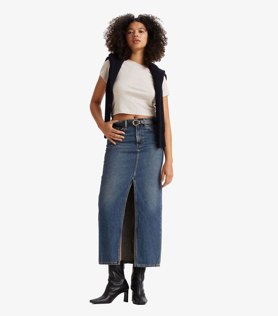Levi's® Ankle Column Skirt
