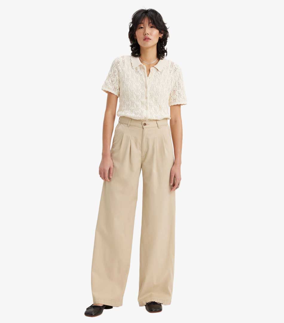 Levi's® Pleated Wide Leg Trousers