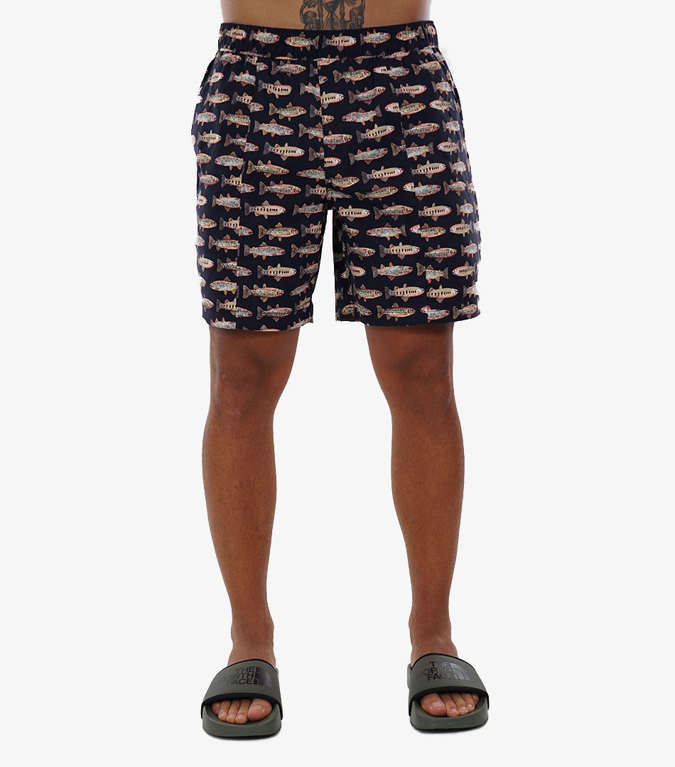 The North Face All-Over Fish Print Tech Pull-On Shorts