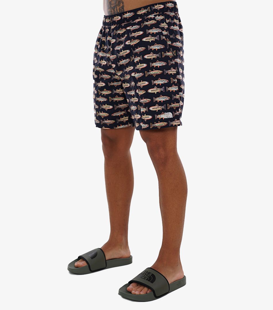 The North Face All-Over Fish Print Tech Pull-On Shorts