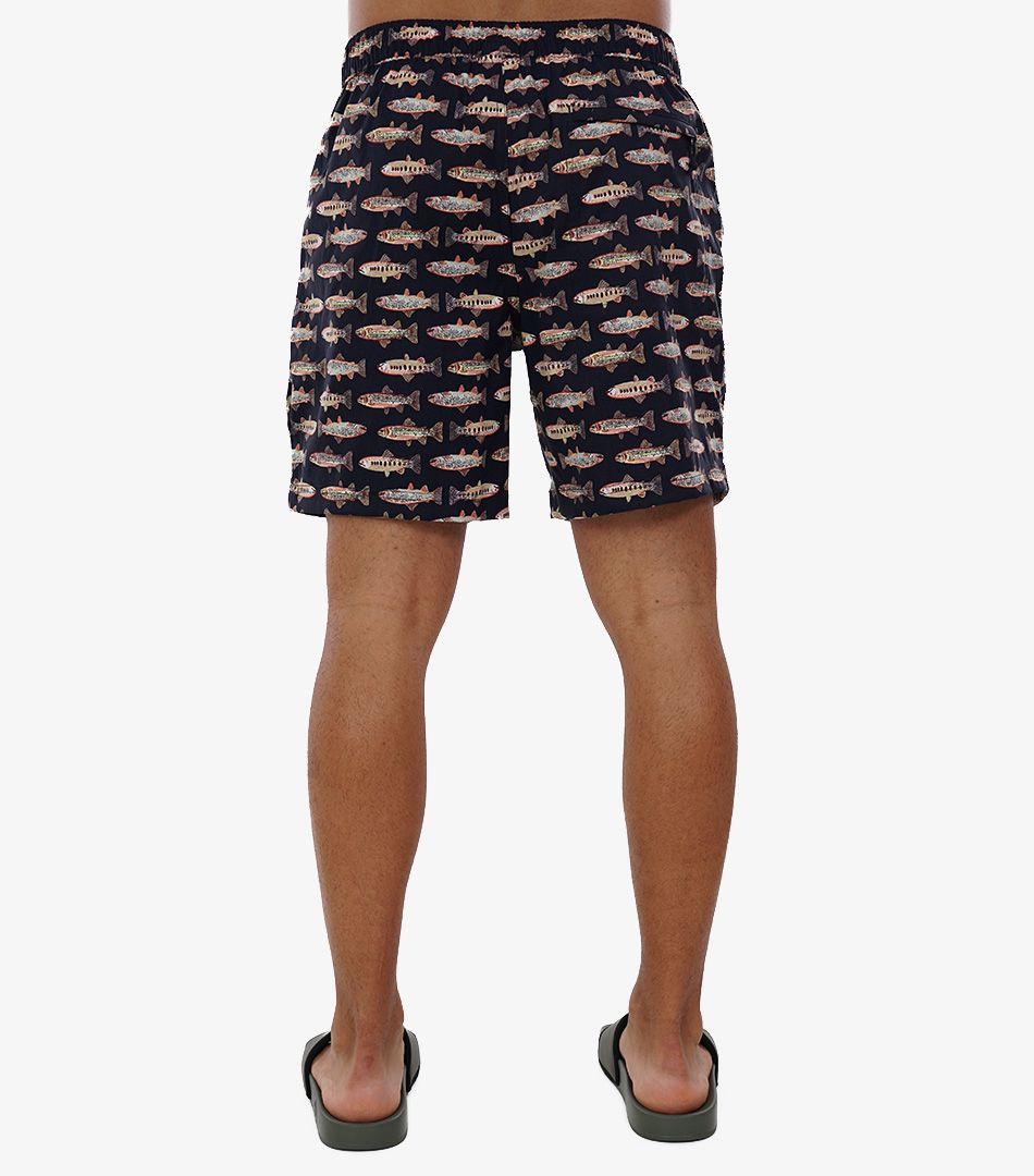 The North Face All-Over Fish Print Tech Pull-On Shorts