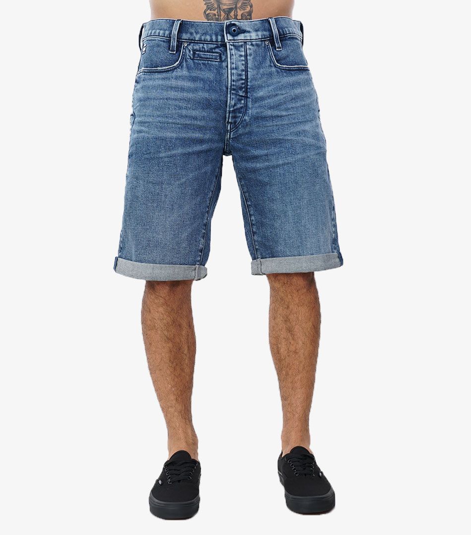 G-Star D-Staq 3D Shorts - Medium Aged Denim