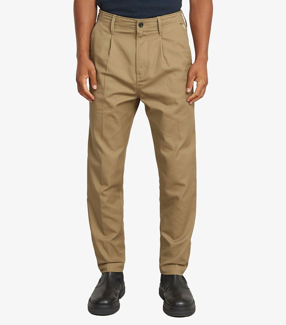 G-Star Pleated Chino Relaxed Tapered