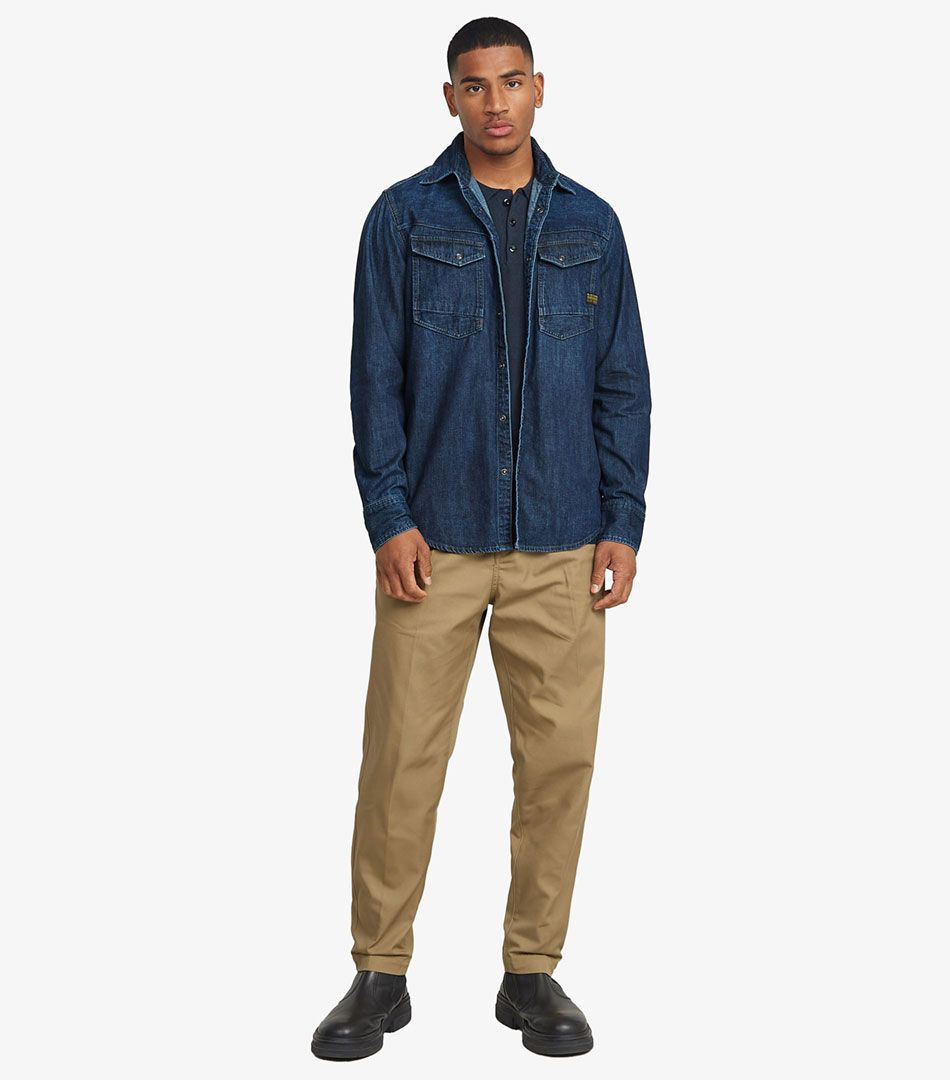 G-Star Pleated Chino Relaxed Tapered