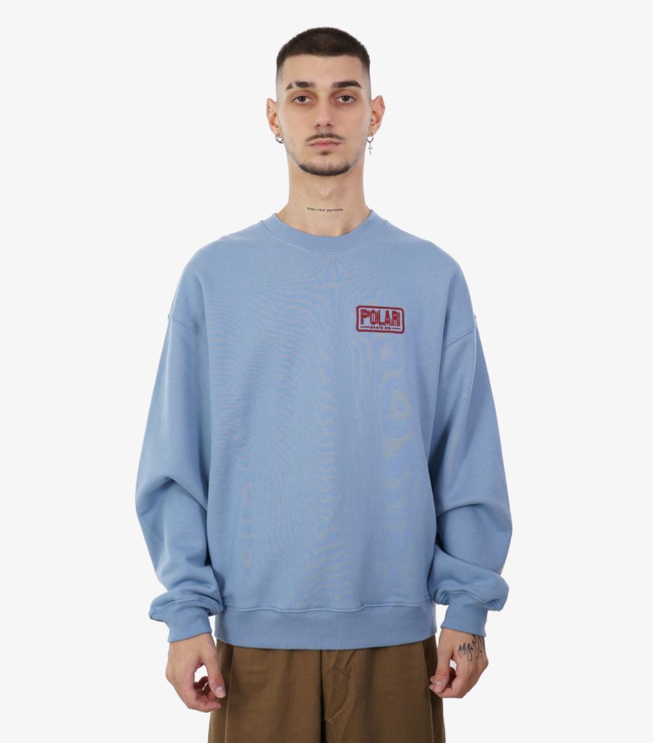 Polar Skate Co. Dave Crewneck Earthquake