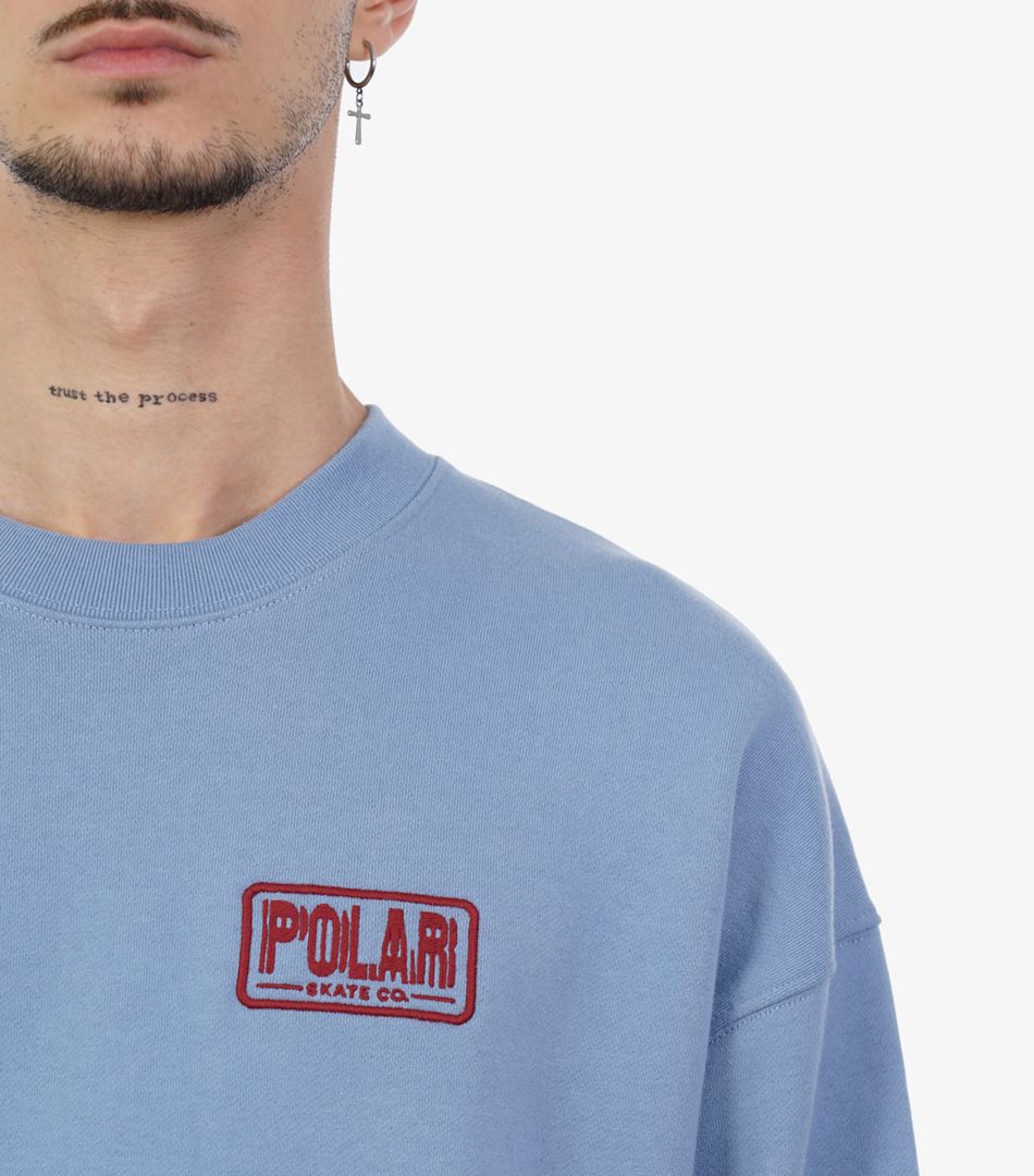 Polar Skate Co. Dave Crewneck Earthquake