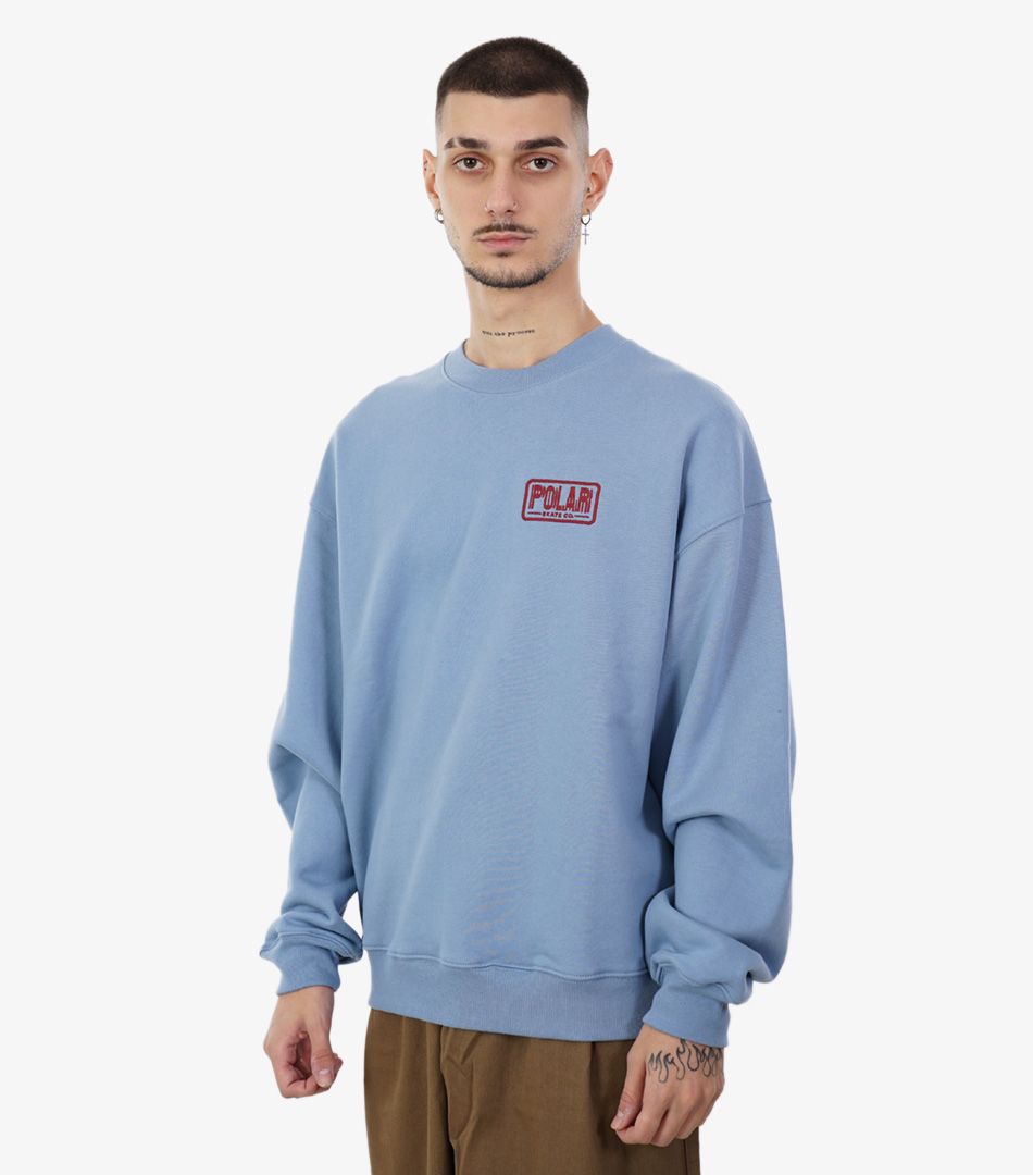 Polar Skate Co. Dave Crewneck Earthquake