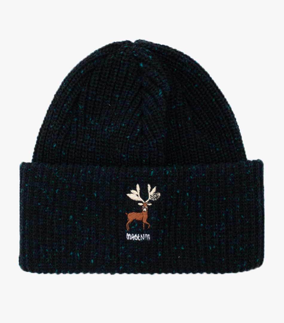 Magenta Deer Beanie