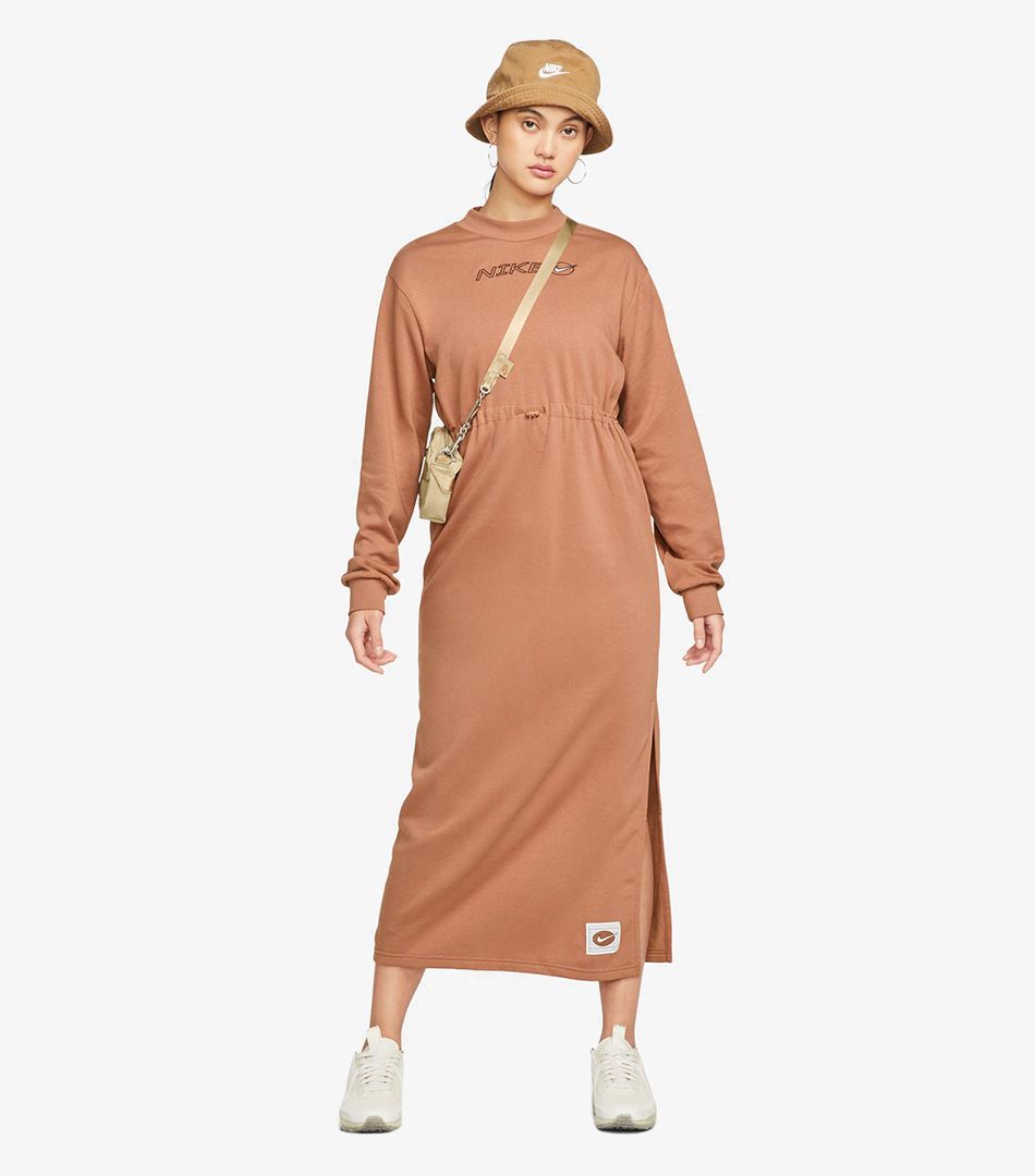 Nike Sportswear Icon Clash Fleece Long-Sleeve Dress