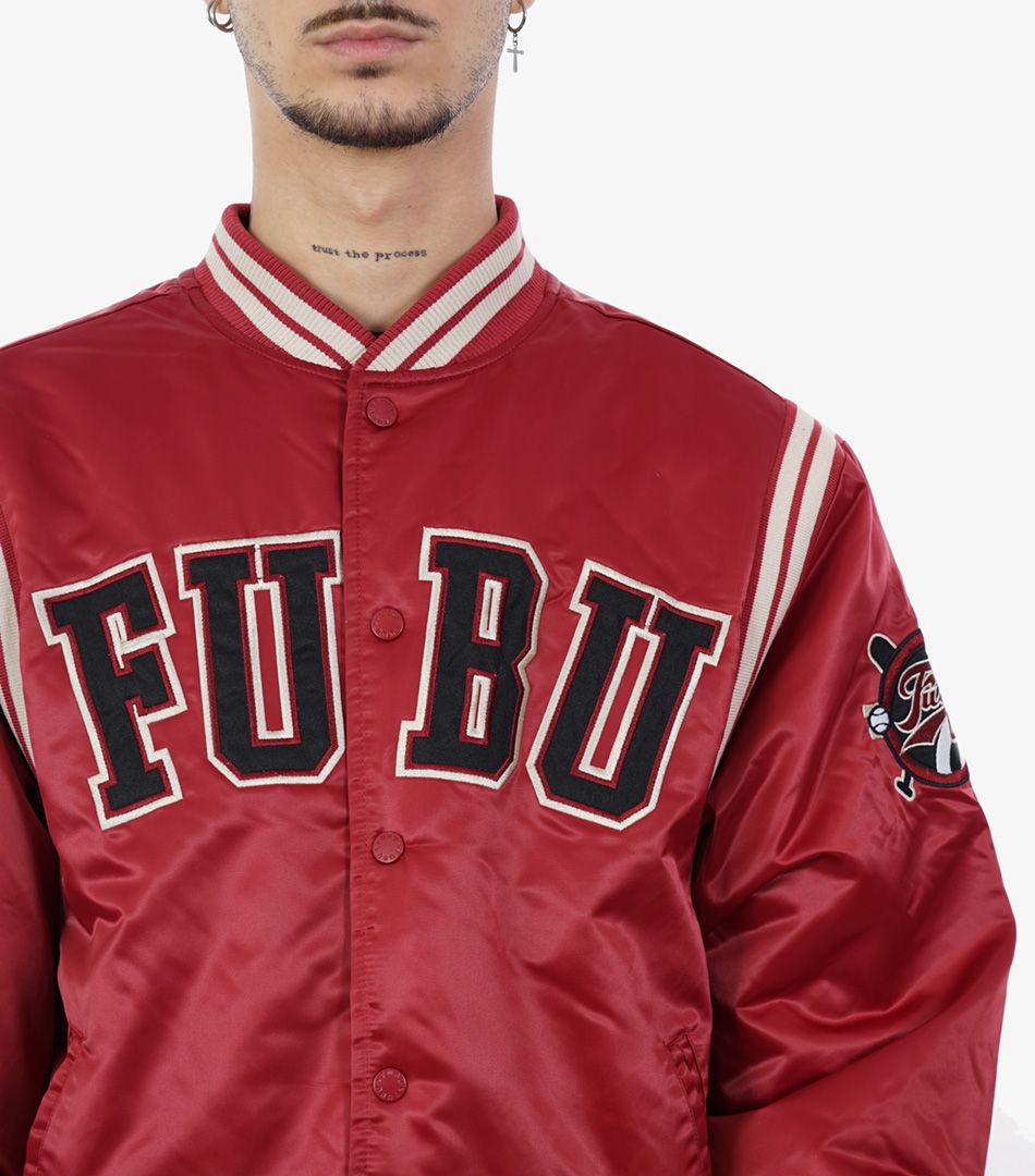 Fubu College Satin Varsity