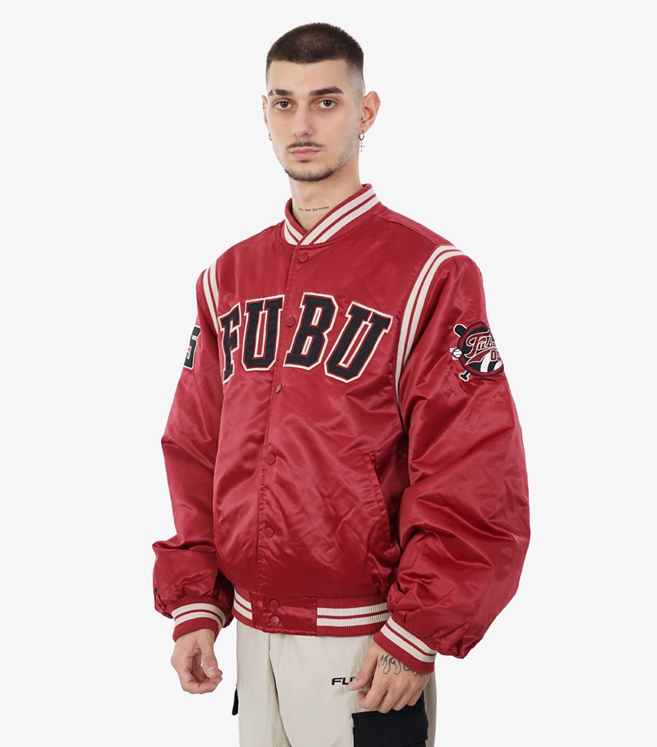 Fubu College Satin Varsity