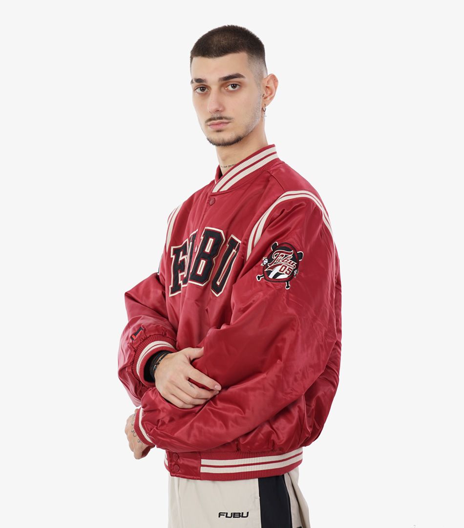 Fubu College Satin Varsity