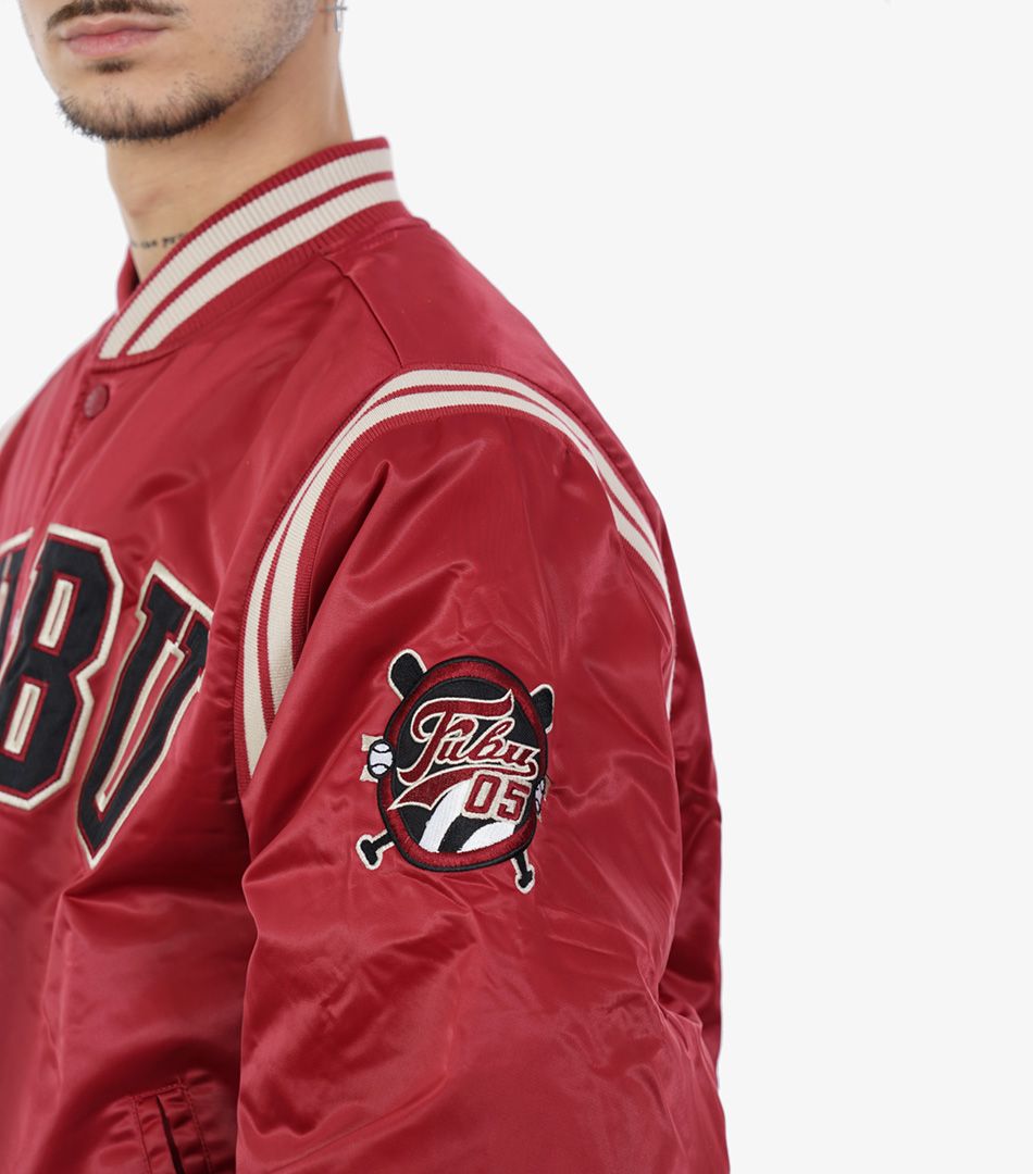 Fubu College Satin Varsity