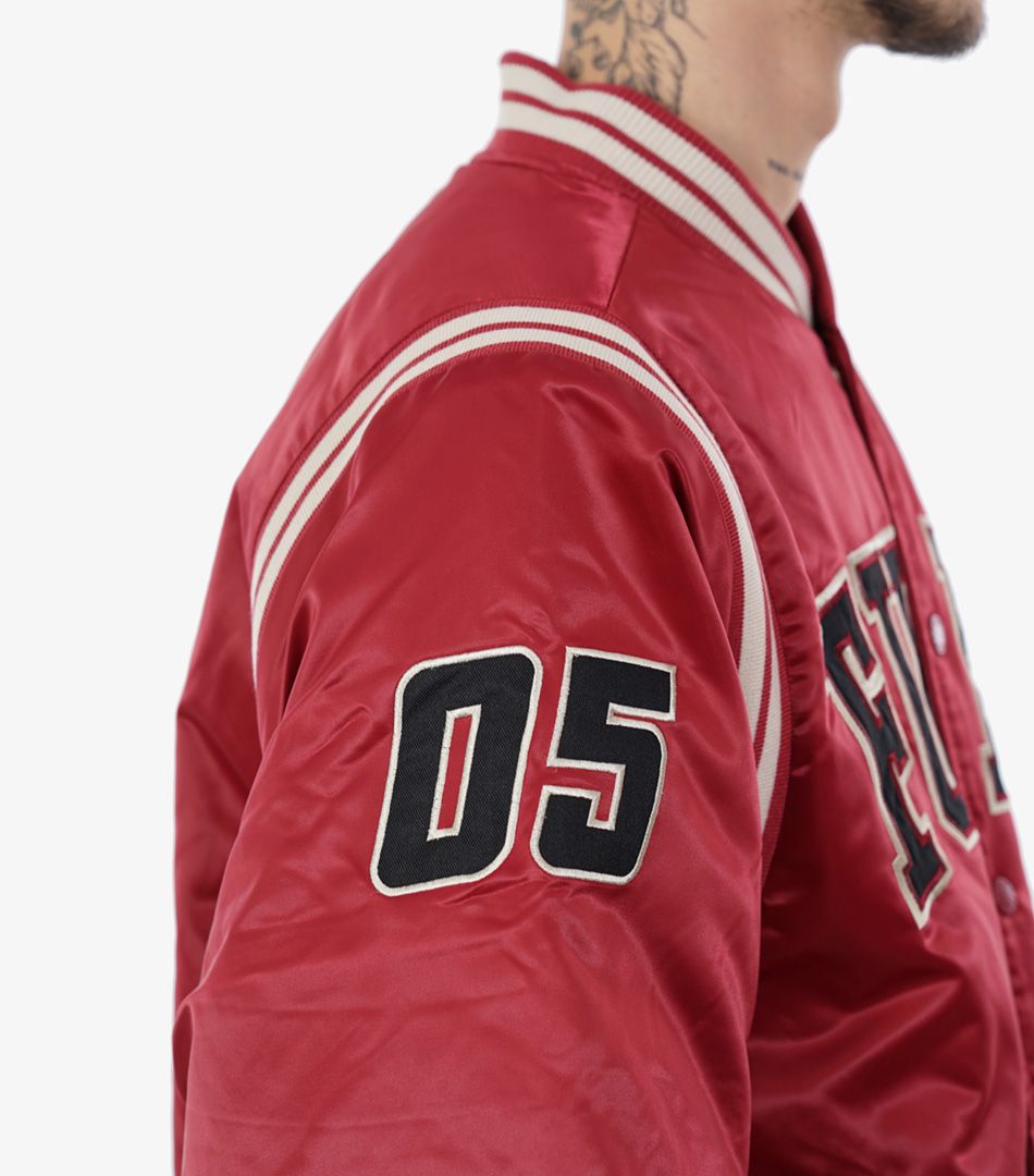 Fubu College Satin Varsity