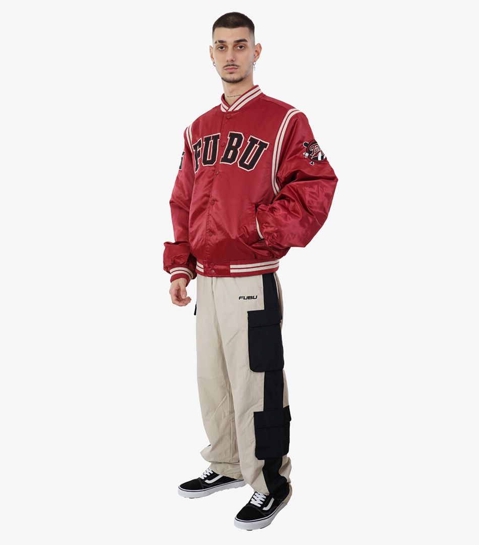 Fubu College Satin Varsity