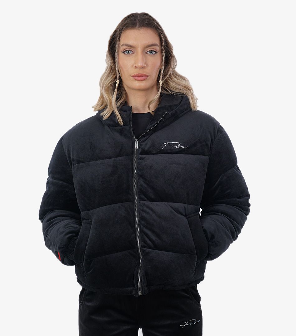 Fubu Damen Puffer Jacket Signature Velours