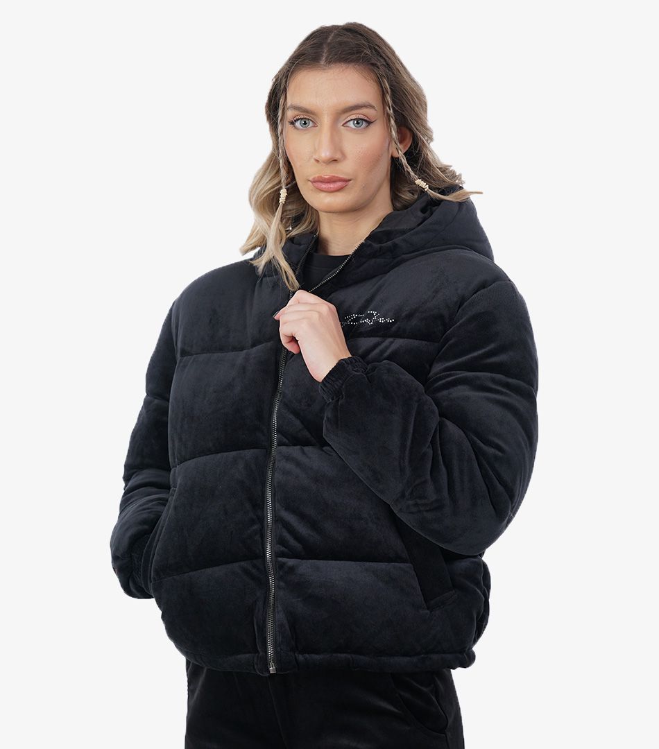 Fubu Damen Puffer Jacket Signature Velours