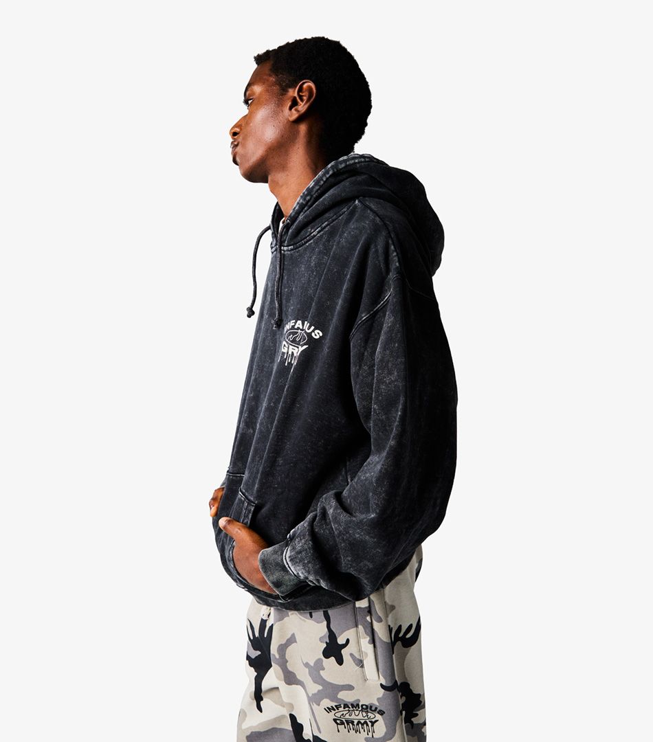 Grimey Follow The Dollar Washed Vintage Hoodie