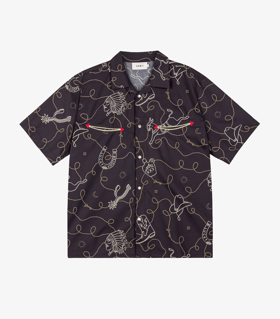 Grimey Lone Hand Button Up Shirt