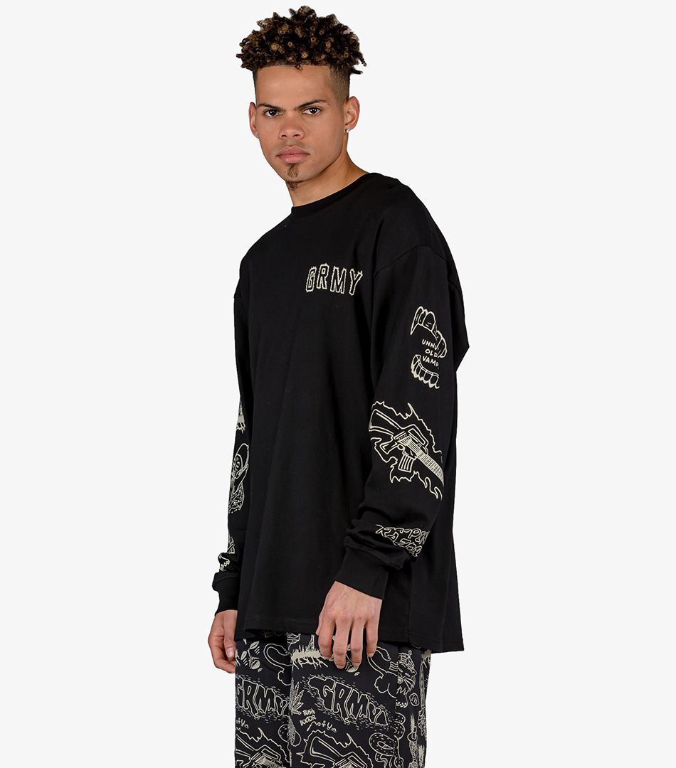 Grimey Toughest Long Sleeve Tee