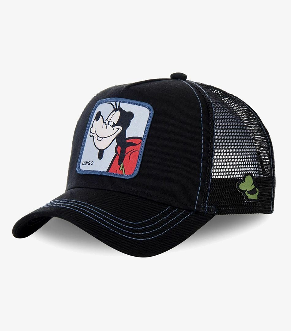 Capslab Disney Goofy Black Trucker Cap