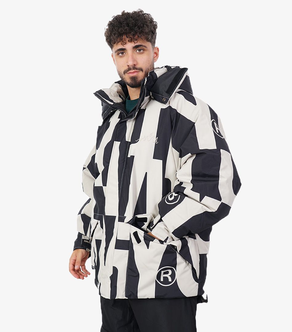 Grimey Snow Fox All Over Print Parka