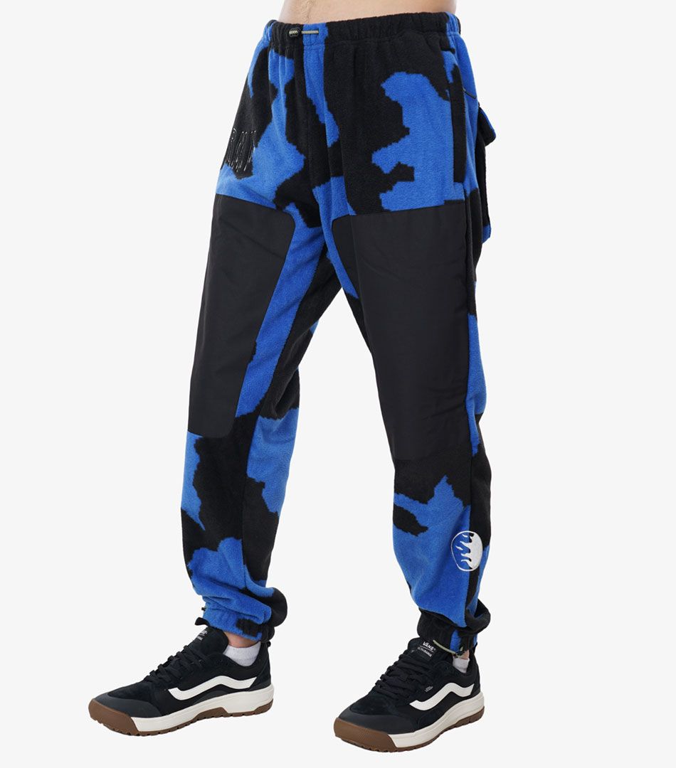 Grimey Back At You Allover Print Polar Fleece Track Pant