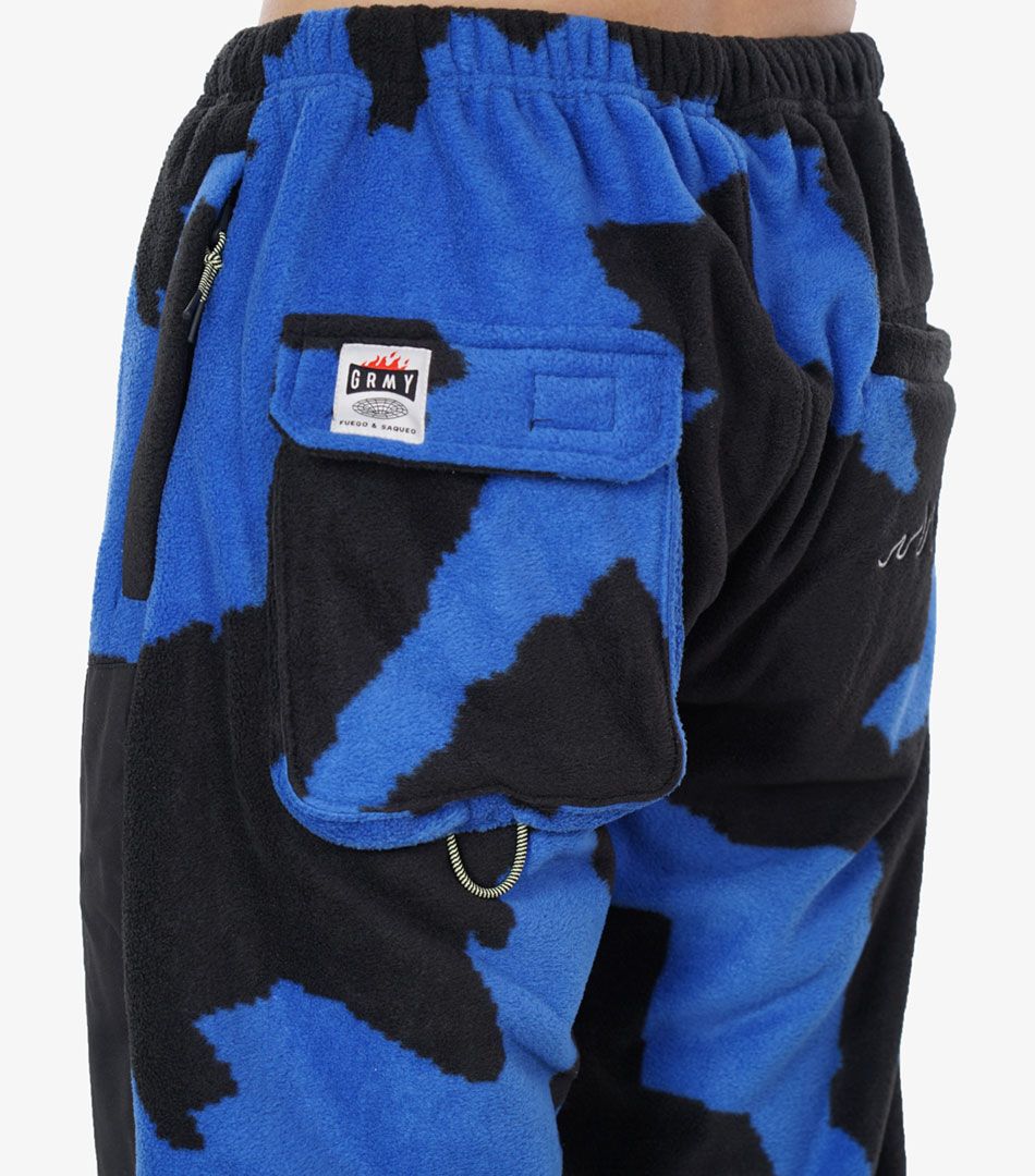 Grimey Back At You Allover Print Polar Fleece Track Pant