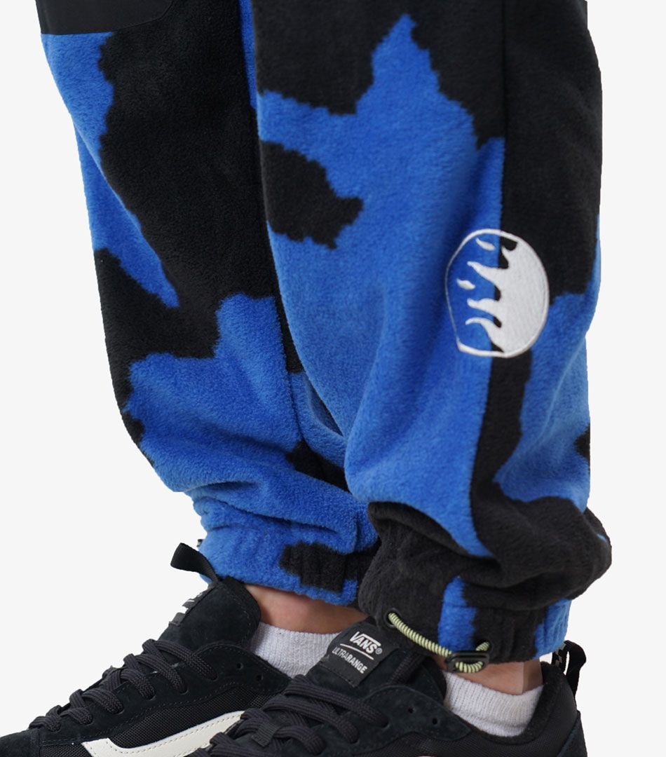 Grimey Back At You Allover Print Polar Fleece Track Pant