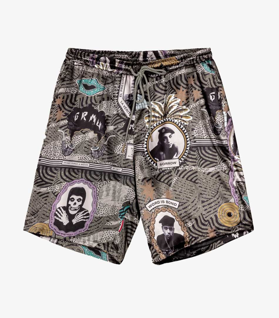 Grimey Supastar Satin Shorts