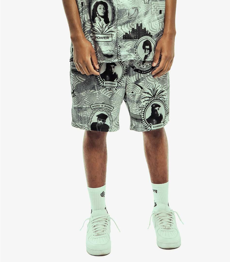 Grimey Supastar Satin Shorts