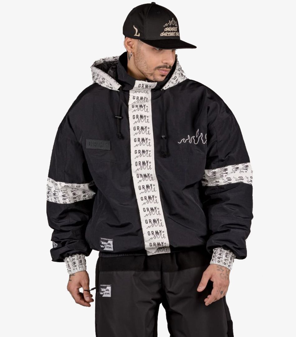 Grimey Snow Fox Pull Over Jacket