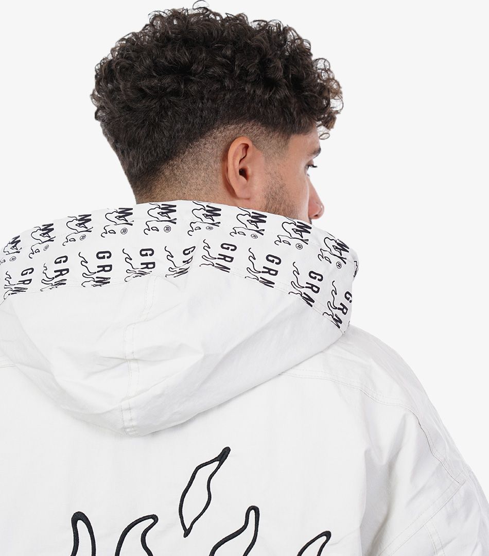 Grimey Snow Fox Pull Over Jacket