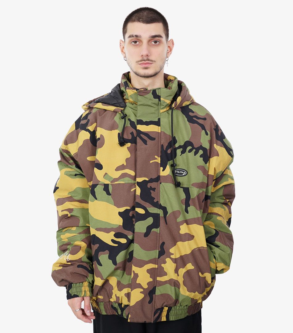 Grimey The Strait Talk Allover Print Camo Jacket