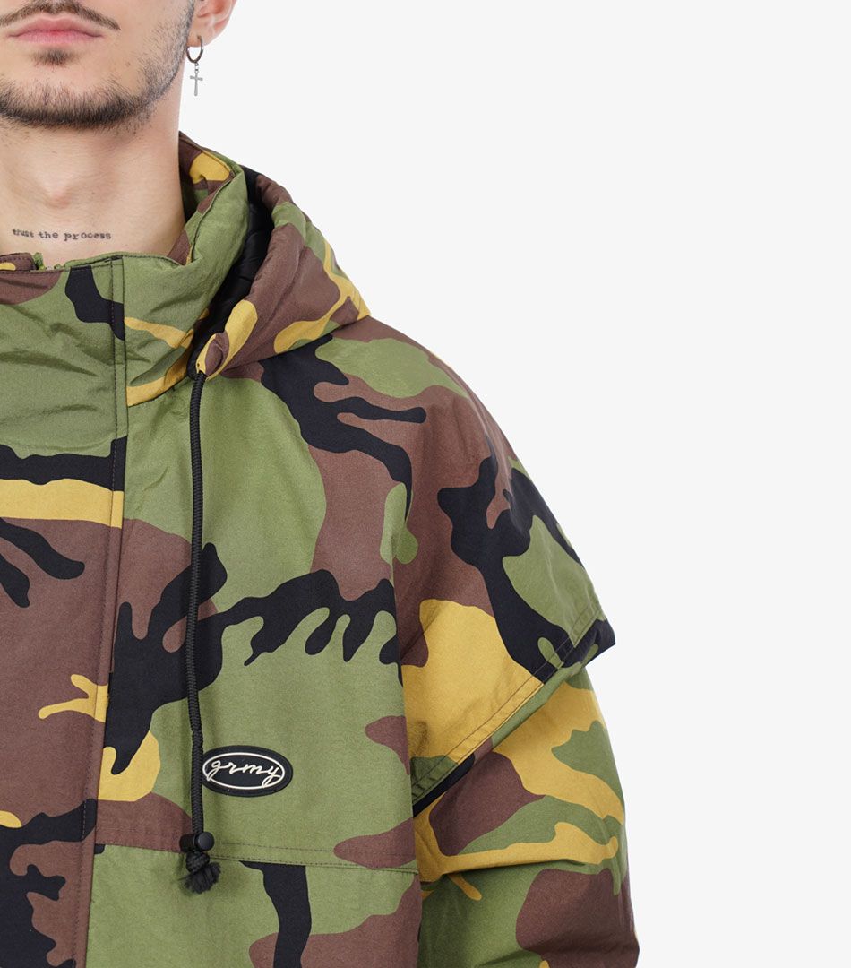 Grimey The Strait Talk Allover Print Camo Jacket