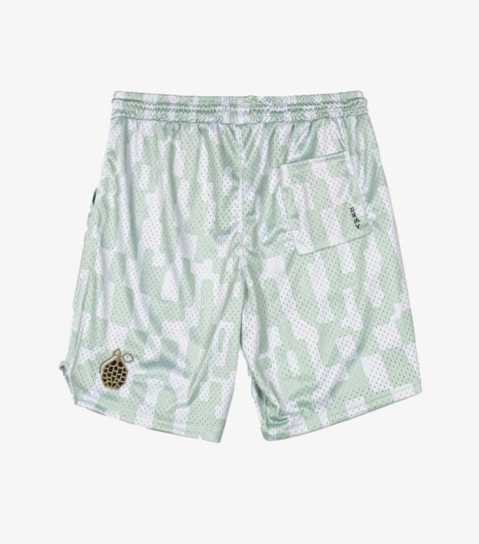 Grimey Lucky Dragon Mesh Basket Shorts