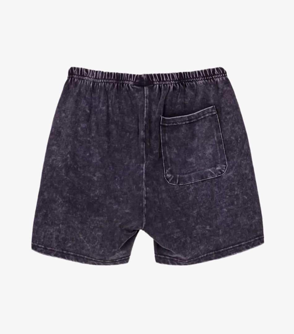 Grimey Cloven Tongues Stone Washed Shorts