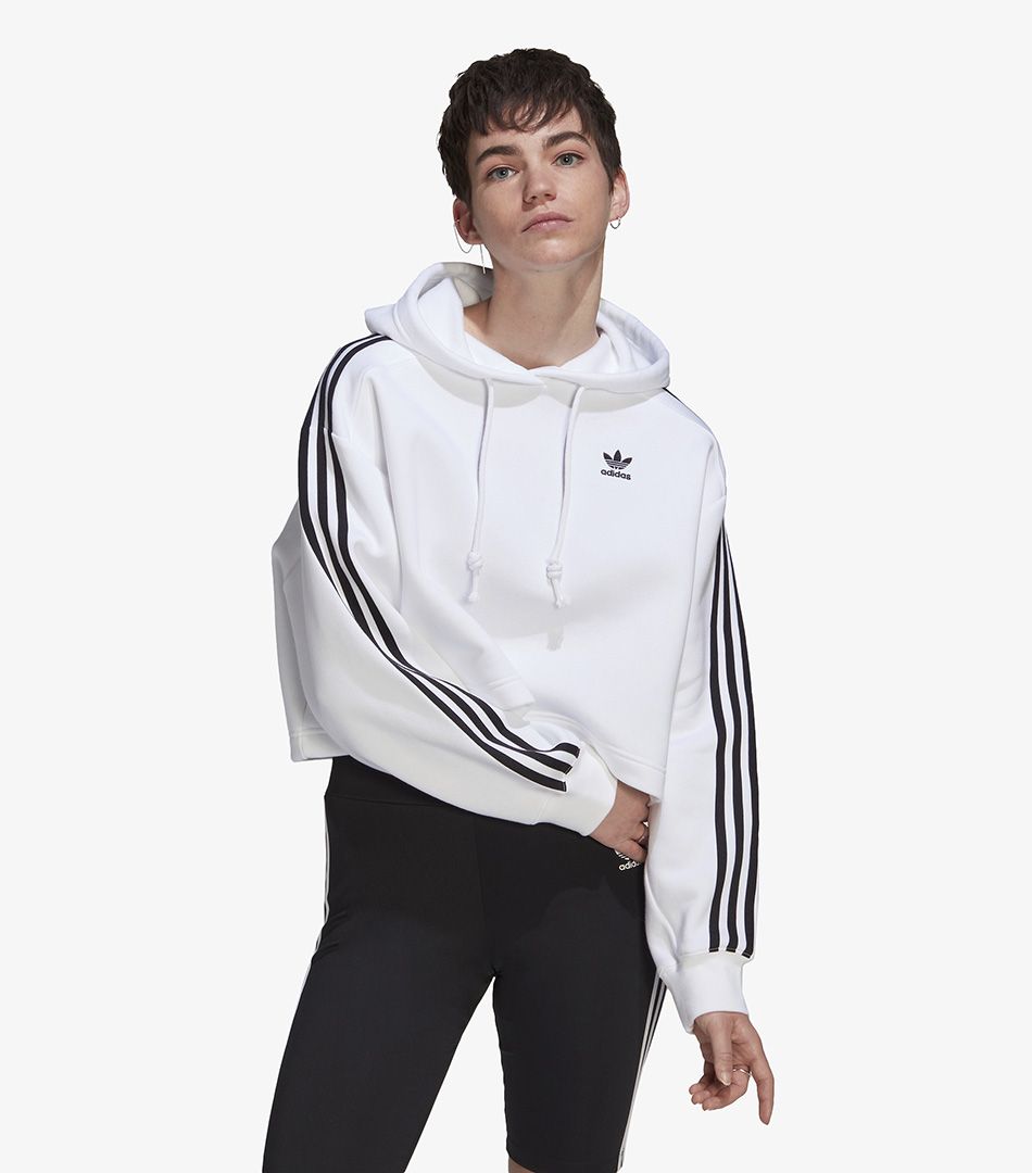 Adidas originals adicolor cropped hoodie on sale
