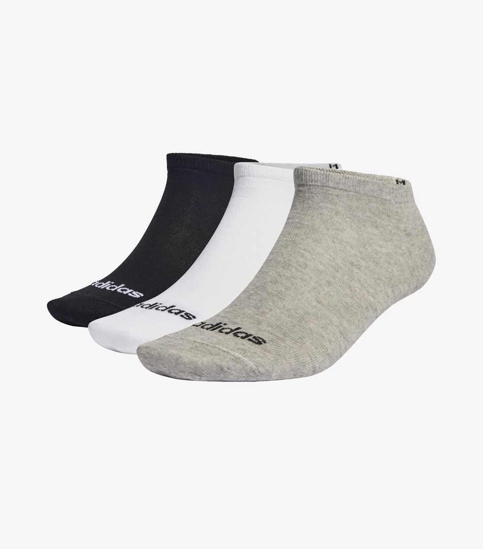 Adidas Thin Linear Low-Cut Socks 3 Pairs