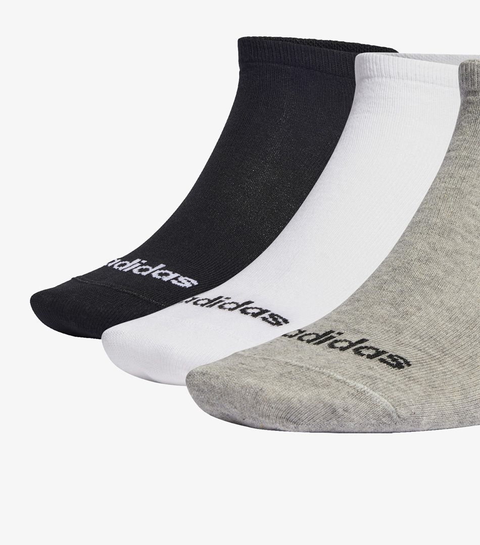 Adidas Thin Linear Low-Cut Socks 3 Pairs