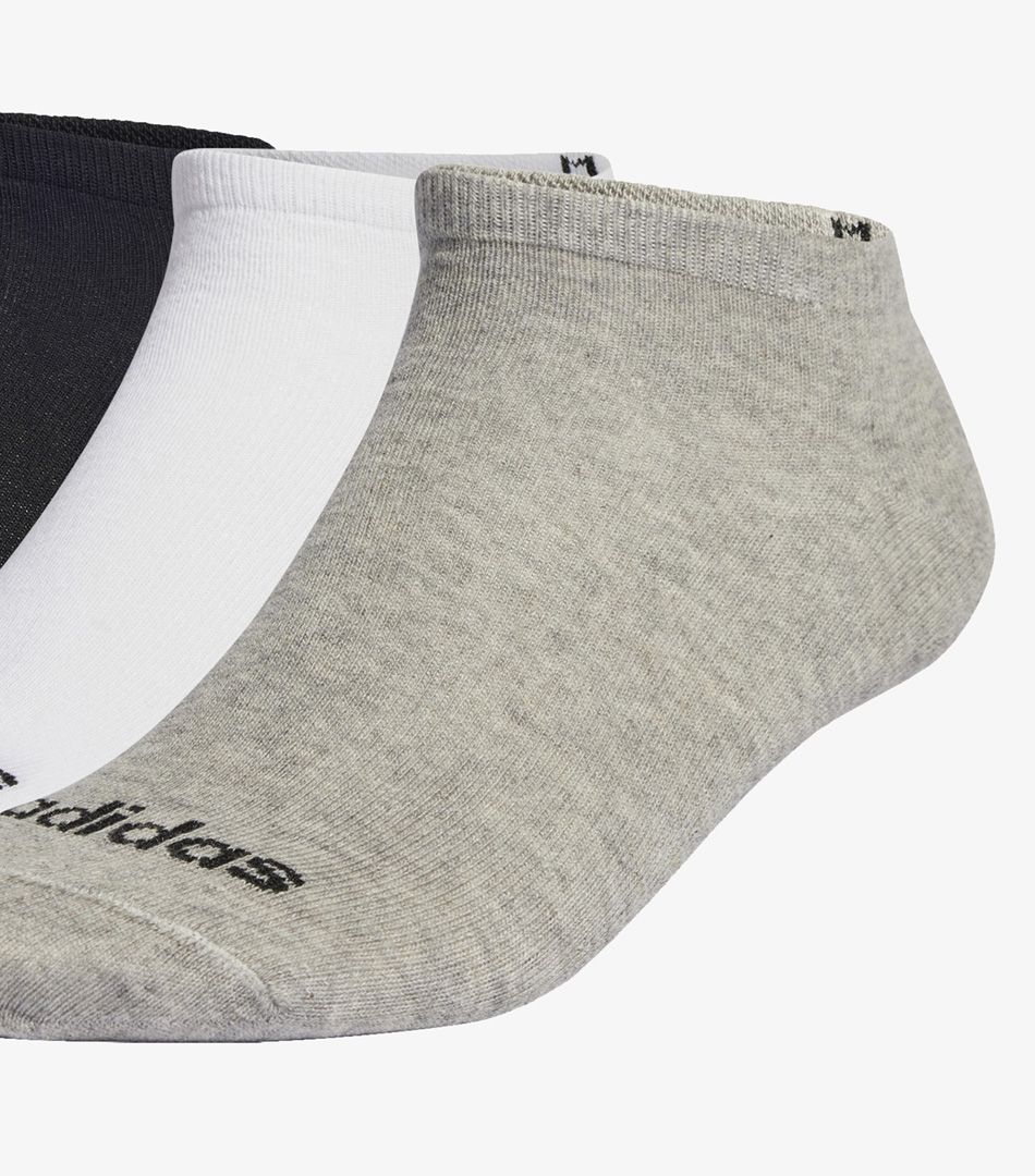 Adidas Thin Linear Low-Cut Socks 3 Pairs