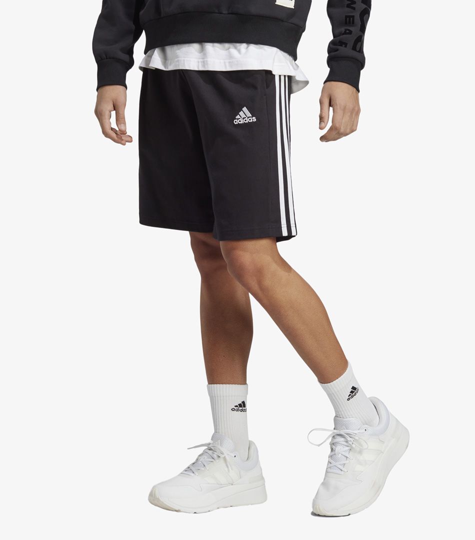 Adidas Essentials Single Jersey 3-Stripes Shorts