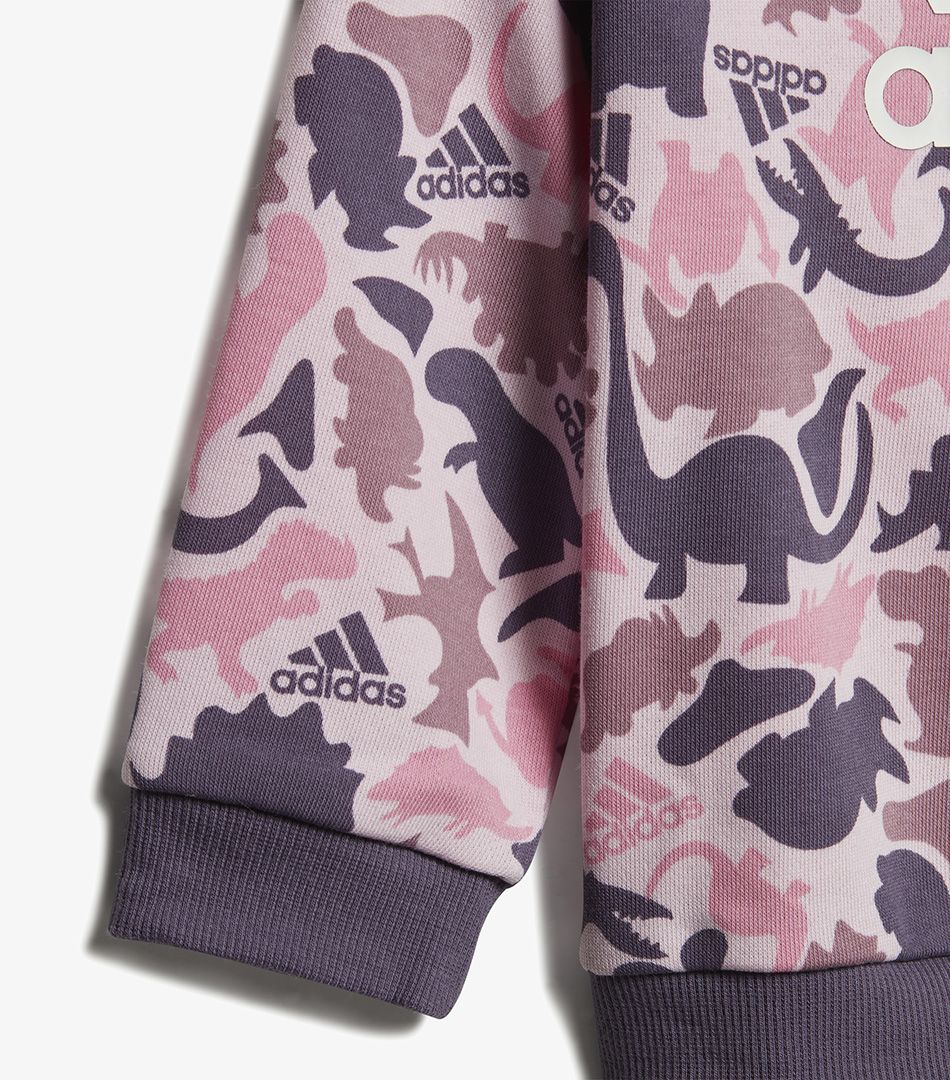 Adidas Essentials Allover Print Jogger Set