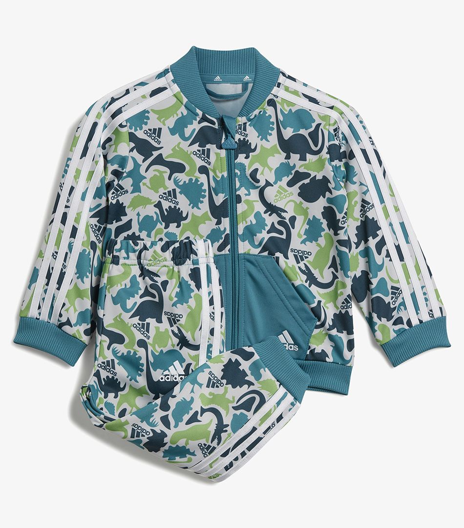 Adidas Dino Camo Allover Print Shiny Polyester Track Suit