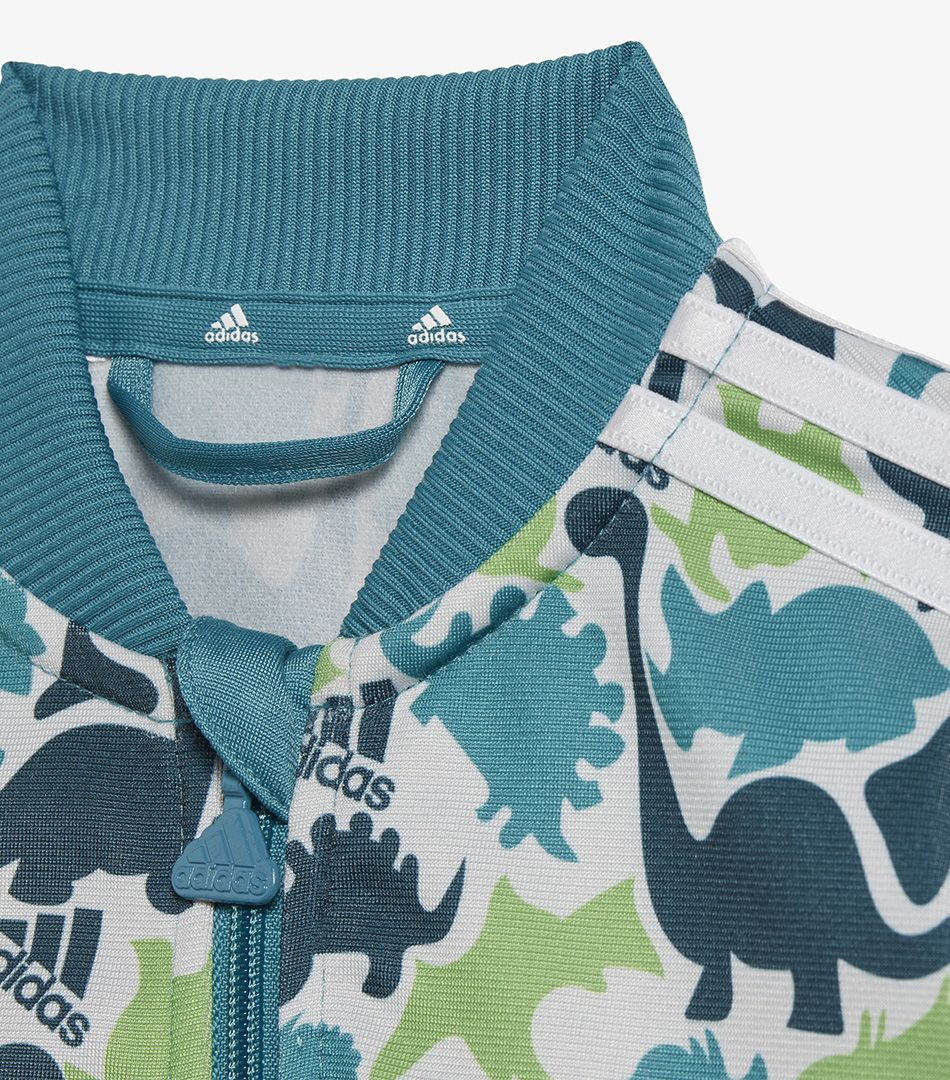 Adidas Dino Camo Allover Print Shiny Polyester Track Suit