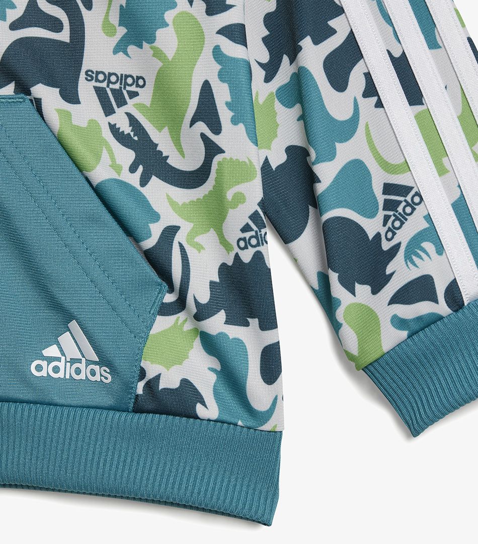 Adidas Dino Camo Allover Print Shiny Polyester Track Suit