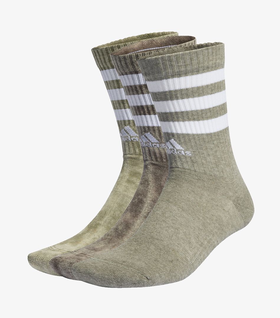 Adidas 3-Stripes Stonewash Crew Socks 3 Pairs